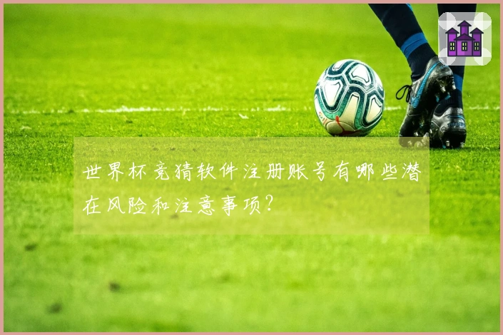 世界杯竞猜软件注册账号有哪些潜在风险和注意事项？